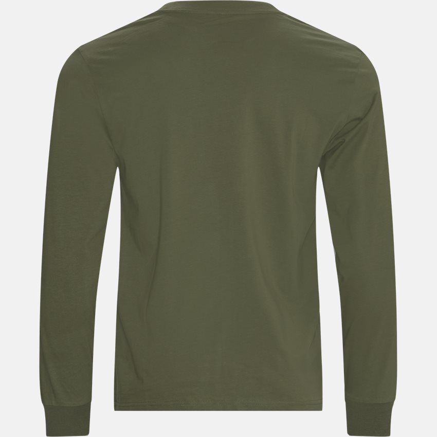 Carhartt WIP T-shirts L/S POCKET I022094.. DOLLAR GREEN